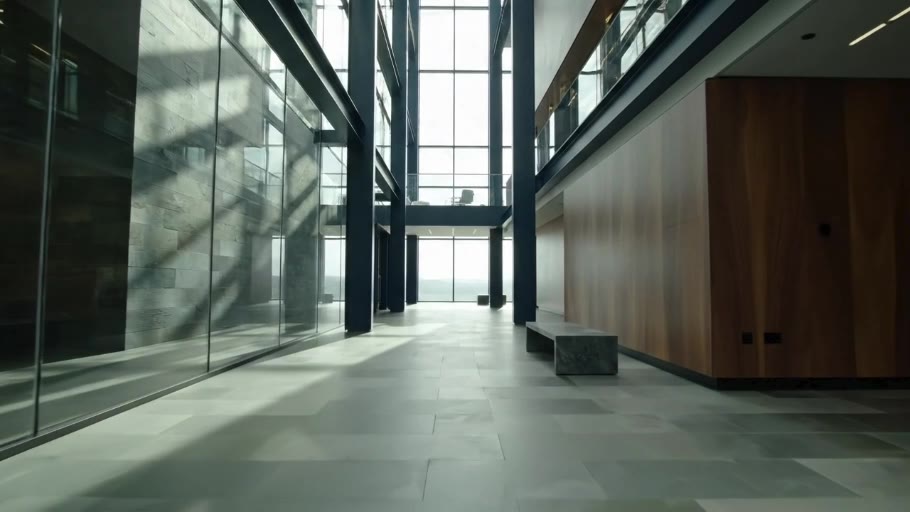Contemporary architectural interior